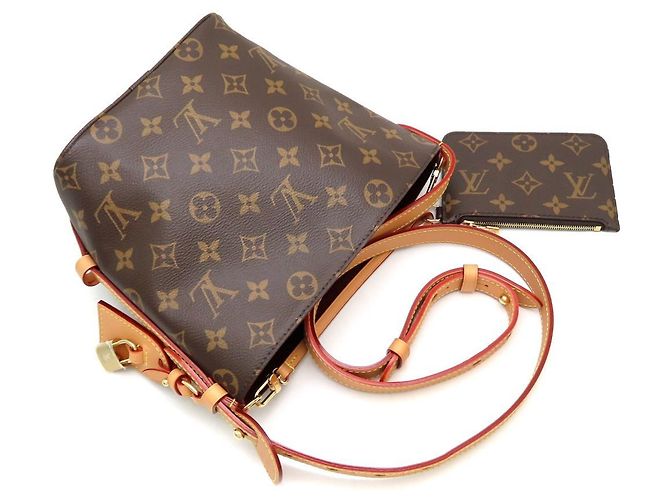 Borsa a Spalla Louis Vuitton Monogram All-in BB Marrone - vista 5
