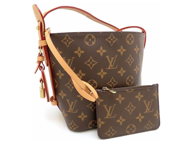 Borsa a Spalla Louis Vuitton Monogram All-in BB Marrone - vista 6