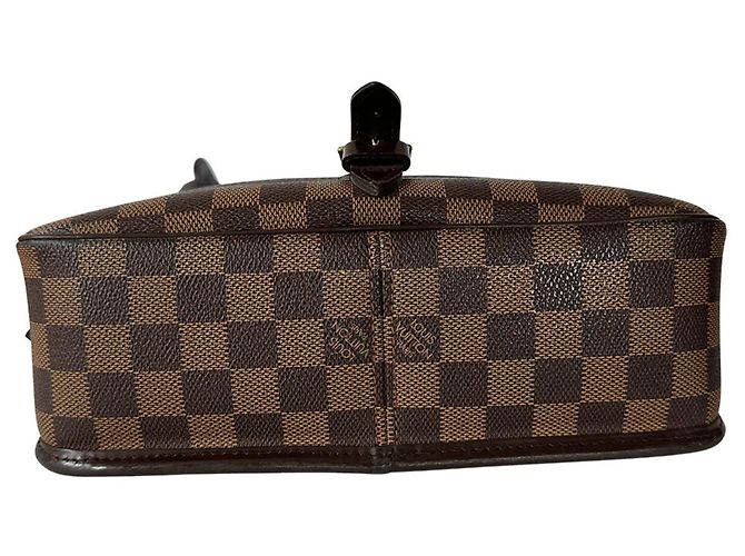 Borsa a Spalla in Tela Damier Louis Vuitton Marrone - vista 3