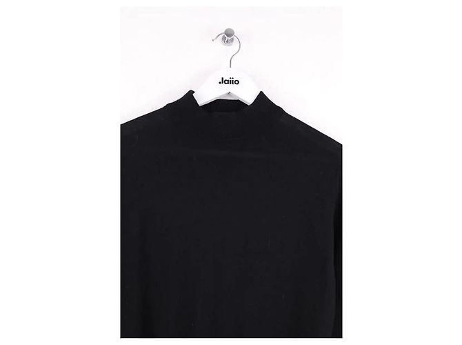 John Smedley Pull noir - vue 2