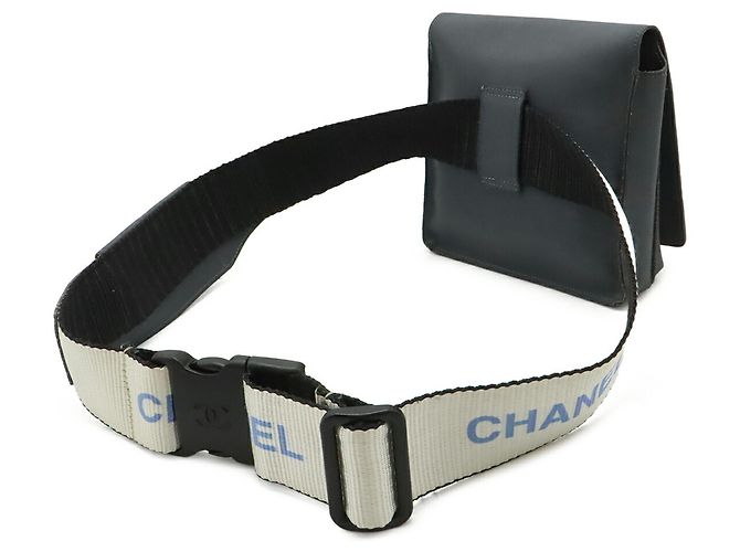 Marsupio Chanel Sport Line Crudo Grigio antracite - vista 3