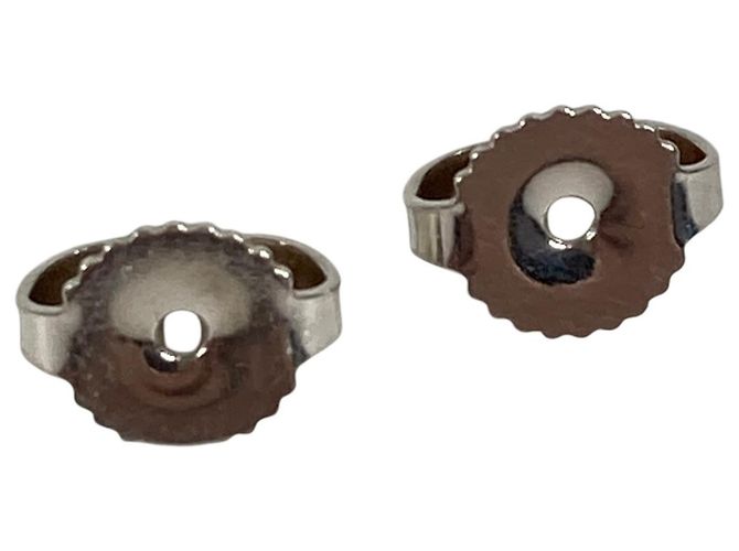 Tiffany & Co Orecchini in pelle con chiave e doppio lucchetto Tiffany 1837 Argento - vista 7