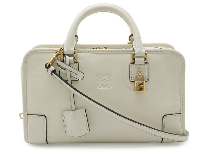 Borsa Loewe Amazona 23 Anagram Crudo - vista 2