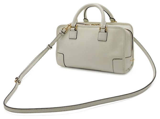 Borsa Loewe Amazona 23 Anagram Crudo - vista 3