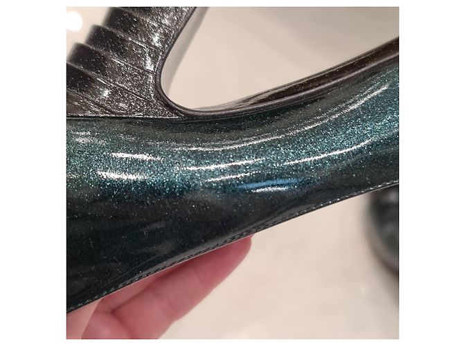 Timeless Chanel Lackleder-Pumps Größe 39 Gebraucht - Ansicht 7