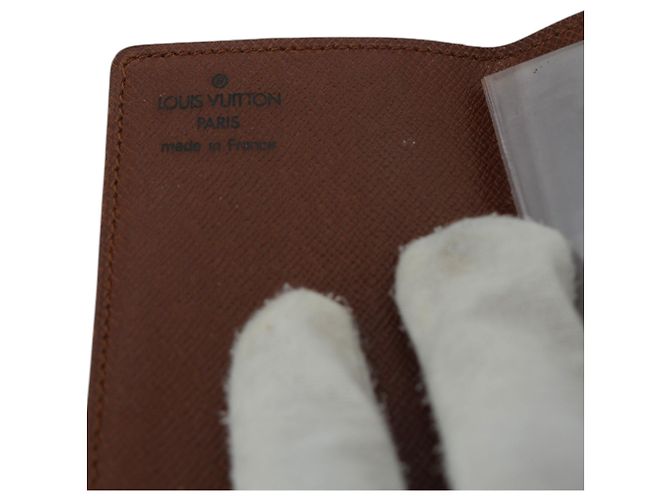 Louis Vuitton Vintage Monogram Porte Carte Pression Card Holder Case - view 4