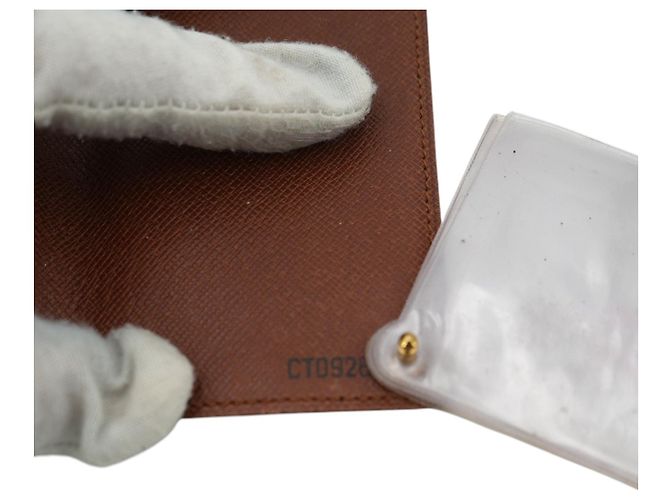 Louis Vuitton Vintage Monogram Porte Carte Pression Card Holder Case - view 5