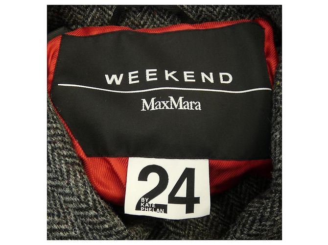 Manteau Max Mara Weekend Marron Noir - vista 4