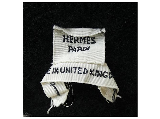 Hermès Jersey de cachemira Hermes 34 Negro Beige Púrpura - vista 4