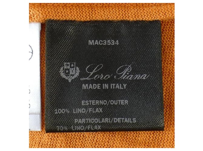Autre Marque Top Loro Piana Naranja - vista 3