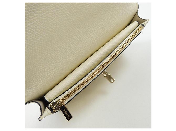 Billetera de piel de ternera suave Valextra Blanco - vista 3