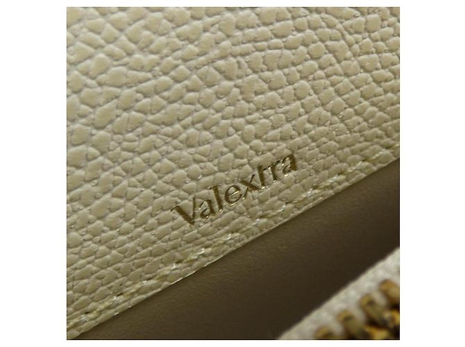 Billetera de piel de ternera suave Valextra Blanco - vista 4