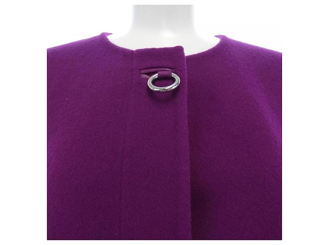 Hermès Giacca in cashmere Hermes 3E0109DZ Porpora - vista 5