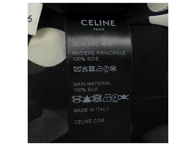 Céline Top in seta Celine Nero - vista 3