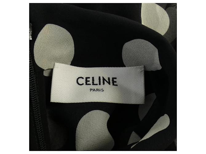 Céline Top in seta Celine Nero - vista 4