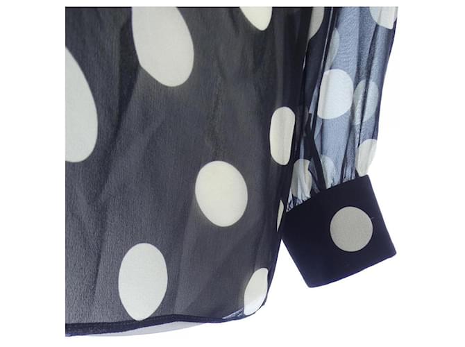 Céline Top in seta Celine Nero - vista 6