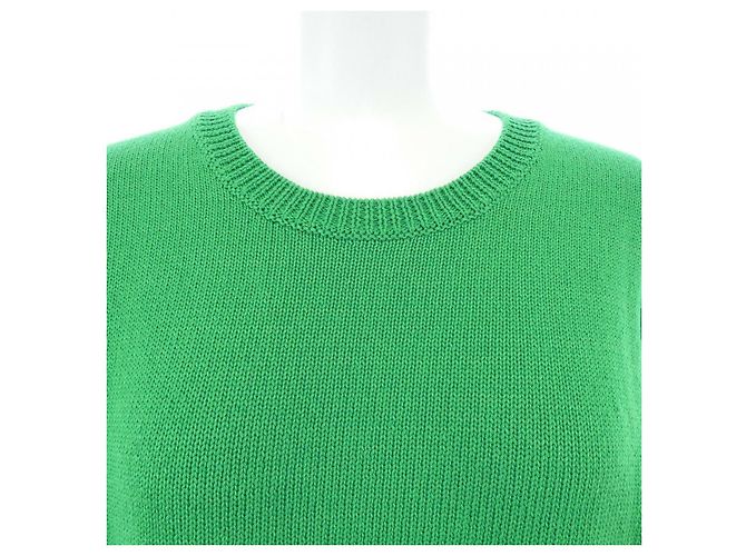 Autre Marque Top de punto ebure Verde - vista 5