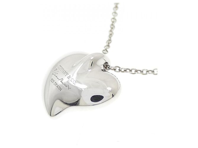 Collana Tiffany & Co. Curved Heart 925 Argento - vista 4