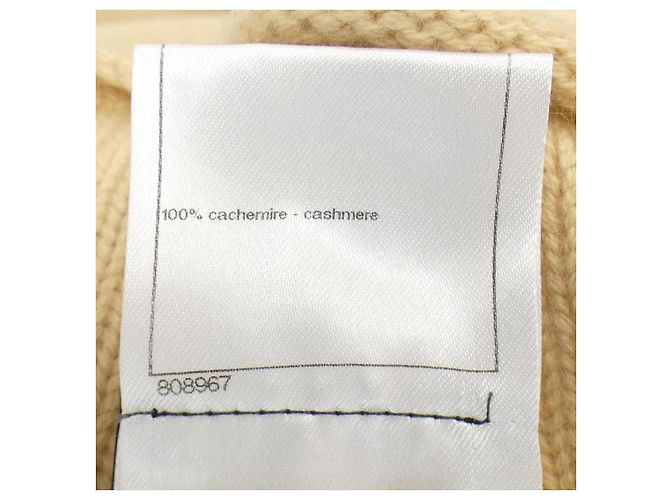 Chanel P47679K06042 Tejido de Cachemira Beige - vista 3