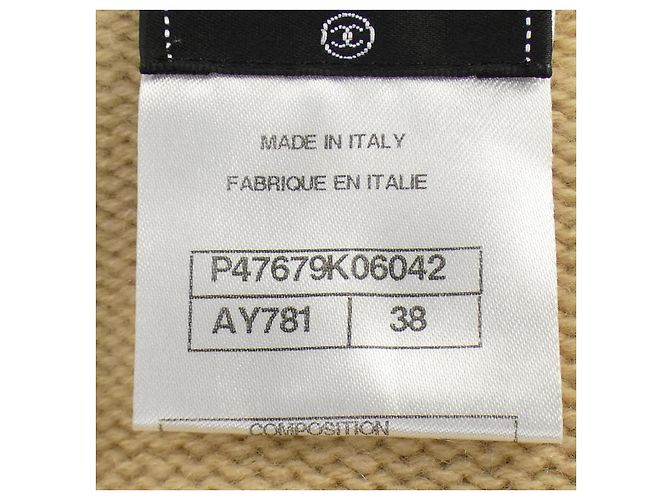 Chanel P47679K06042 Tejido de Cachemira Beige - vista 4