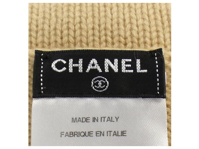 Chanel P47679K06042 Tejido de Cachemira Beige - vista 5