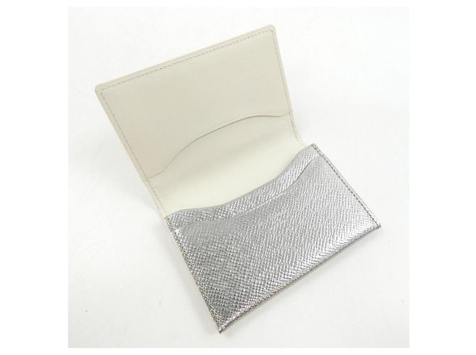 Autre Marque Kartenetui Pelle Morbida Silber - Ansicht 4