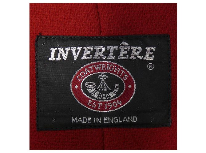 Autre Marque Abrigo de lana INVERTERE Roja - vista 4