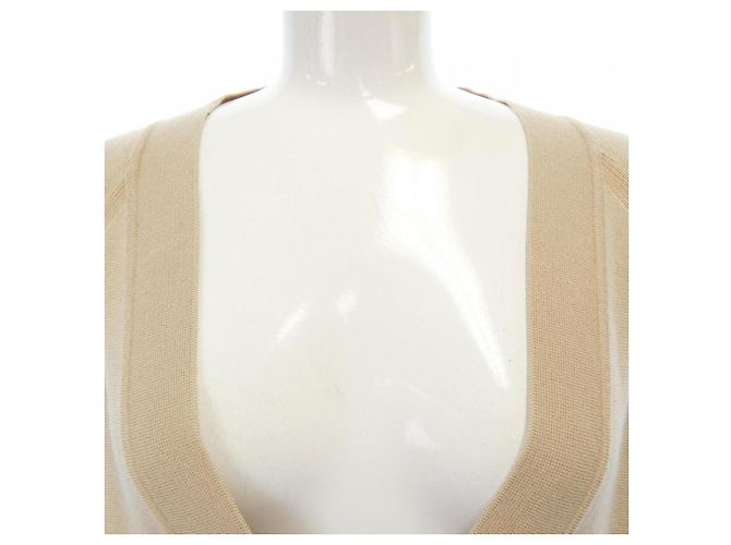 Cárdigan de seda y cachemira Hermès Beige - vista 5