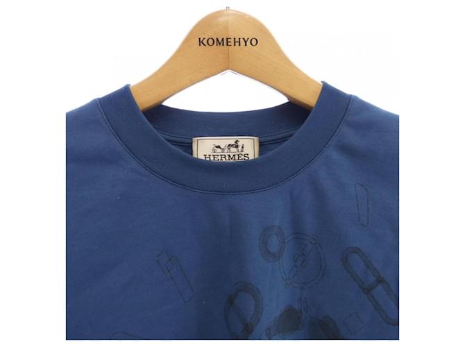 Hermès Camiseta Hermes M Negro Azul - vista 5