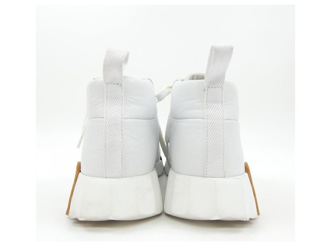 Sneakers in Velluto Chevre Sport di Hermès Bianco - vista 5