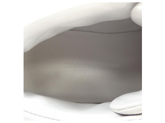 Sneakers in Velluto Chevre Sport di Hermès Bianco - vista 6