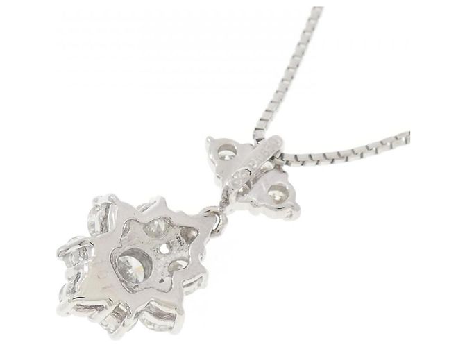 Autre Marque Collana in diamante Pt850 Argento - vista 4