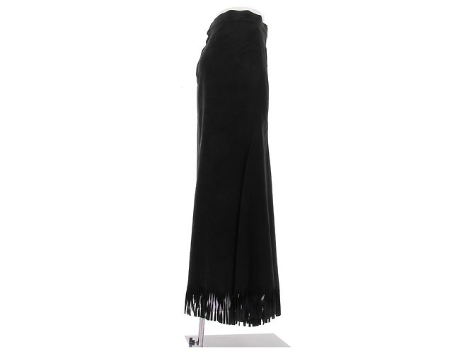 Comme Des Garcons Junya Watanabe X Gonna in camoscio nera Nero - vista 3