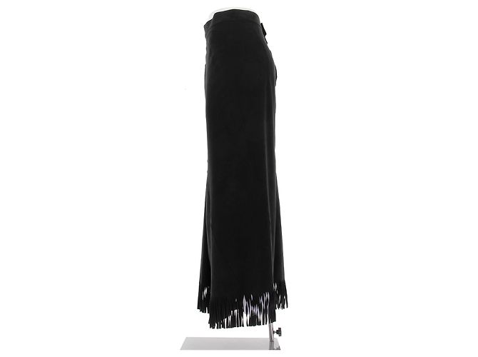 Comme Des Garcons Junya Watanabe X Gonna in camoscio nera Nero - vista 4