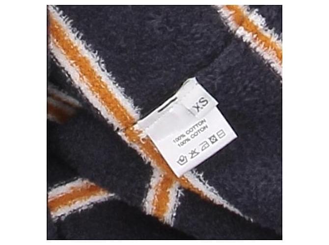 Autre Marque ALEXANDRA GOLOVANOFF Gestreifter Baumwollpullover Blau - Ansicht 6