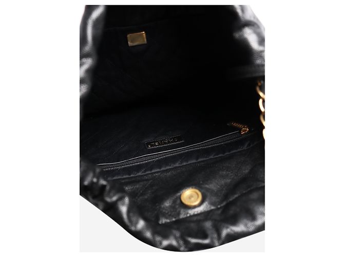 Chanel Borsa a spalla in pelle caviar nera 22 Nero - vista 6
