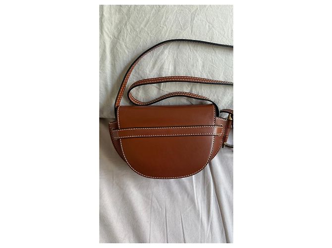 Borsa Loewe Gate Mini in Pelle Marrone - vista 4