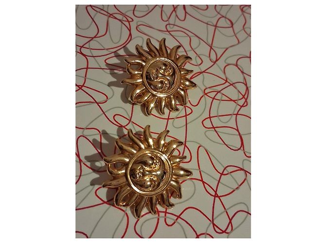 Versace Sun Earrings - view 7
