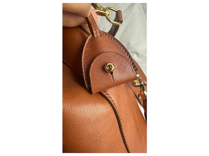 Borsa a Secchiello in Pelle Marrone Ralph Lauren 'Ricky' - vista 5