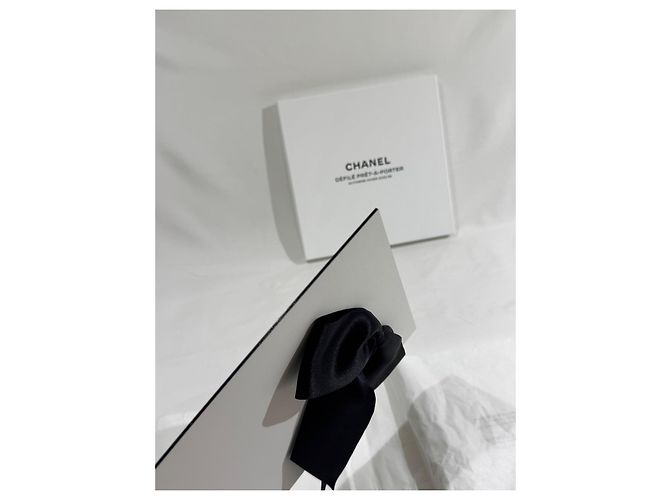Invitation Défilé Automne Hiver 2025/2026 Ruban soie Chanel Noir - vue 6