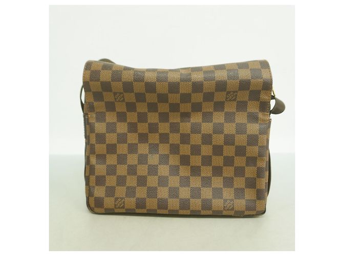 Borsa a Spalla Damier Naviglio Louis Vuitton N45255 Ebano Damier ebene - vista 9