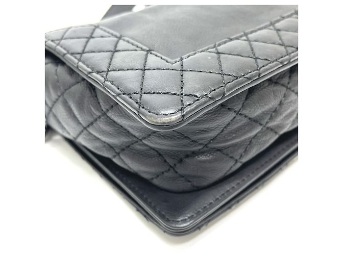 Borsa a Spalla Chanel Boy con Catena Nero - vista 12