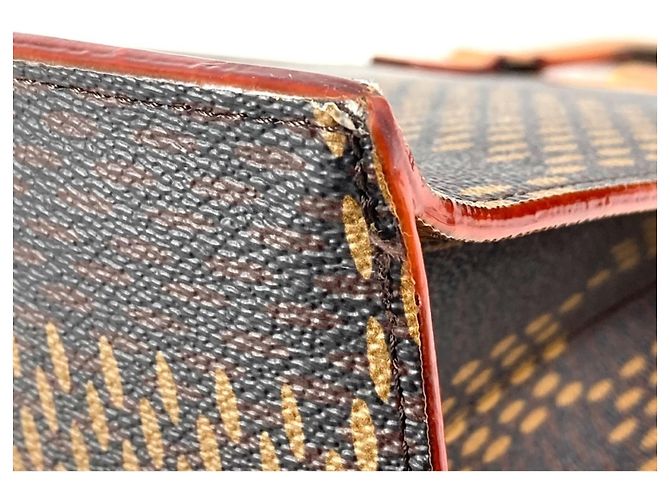 Bolso Mini Tote Damier Gigante en Colaboración Louis Vuitton NIGO Castaño - vista 11