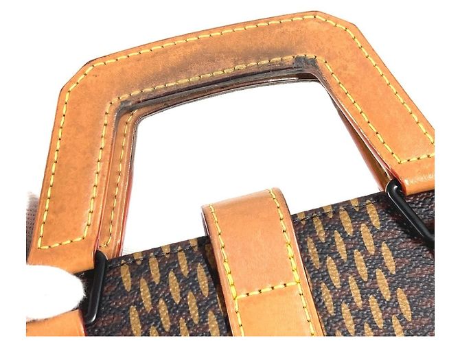 Bolso Mini Tote Damier Gigante en Colaboración Louis Vuitton NIGO Castaño - vista 6