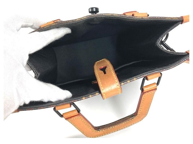 Bolso Mini Tote Damier Gigante en Colaboración Louis Vuitton NIGO Castaño - vista 7