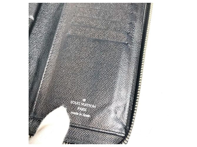 Cartera Larga Damier Graphite Louis Vuitton Negro - vista 10