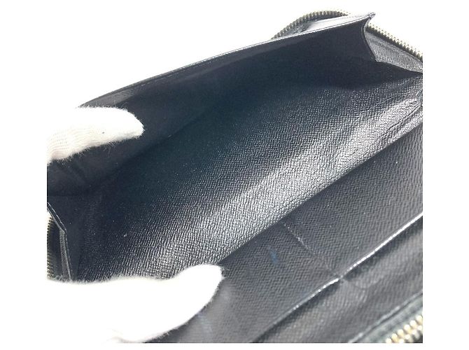 Cartera Larga Damier Graphite Louis Vuitton Negro - vista 11