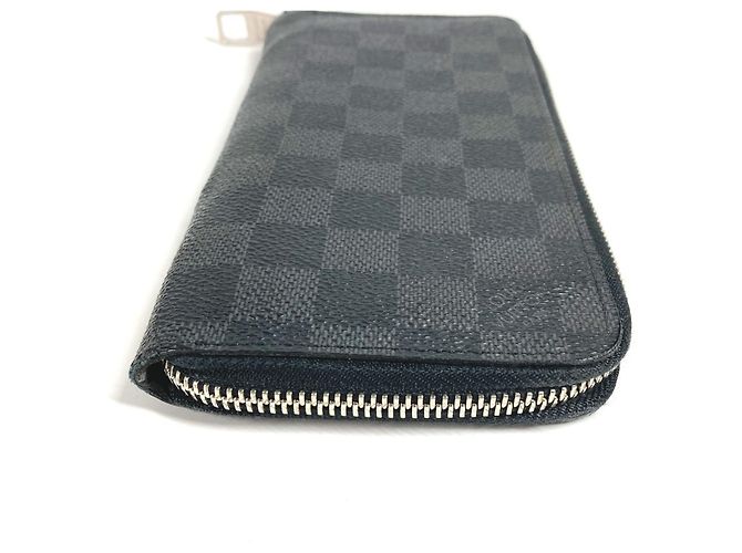 Cartera Larga Damier Graphite Louis Vuitton Negro - vista 3