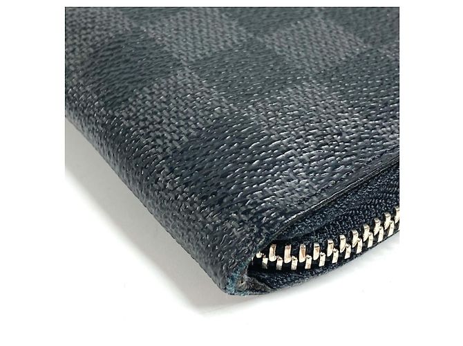 Cartera Larga Damier Graphite Louis Vuitton Negro - vista 4