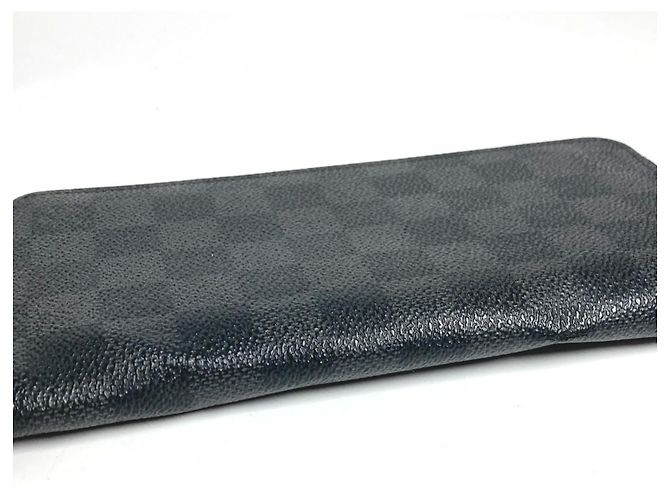 Cartera Larga Damier Graphite Louis Vuitton Negro - vista 5